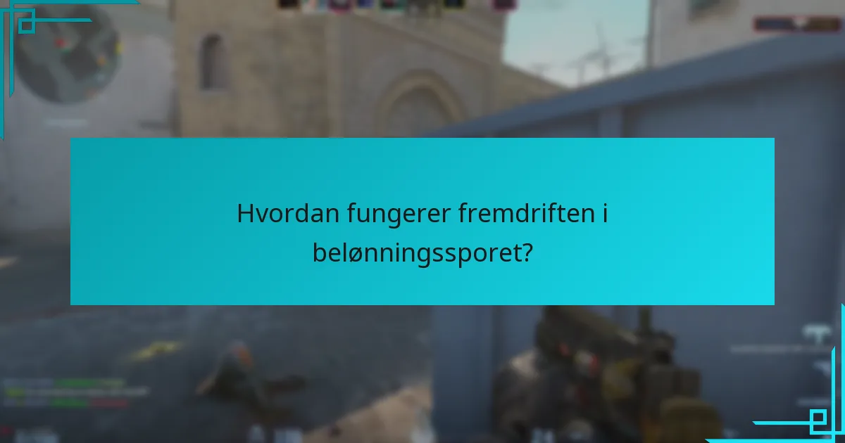 Hvordan fungerer fremdriften i belønningssporet?